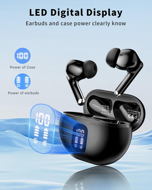 New TWS Stereo Wireless Earbuds